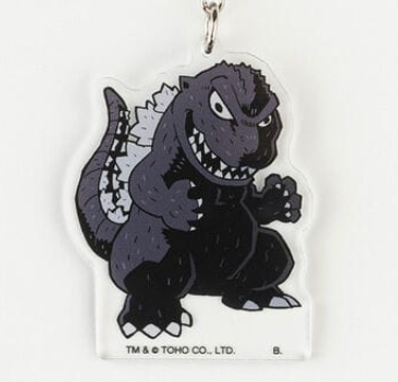 Godzilla Deformed Acrylic Keychain Godzilla (1954) TOHO Godzilla