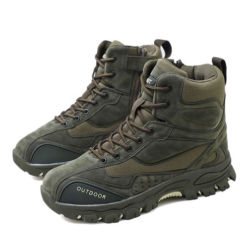Lo último Botas Tácticas Militares Hombres Desierto Combate Exterior Cremallera Lateral Ejército Senderismo Zapatos - Imagen 20 de 28