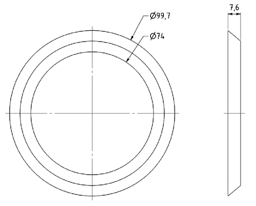 Visaton PL 8 DR - 4 Ohm Distanzring - Picture 2 of 2