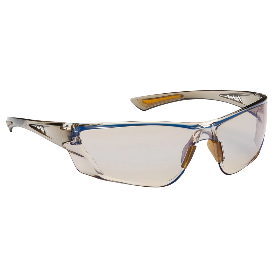 Gafas de seguridad Bouton Recon E/S azul antiniebla lente marrón templo 250-32-0226 Foto 2 de 2