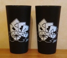 Set Of Two Sailor Jerry Plastic Cups, Tattoo Glasses Tumblers New