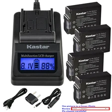 Kastar Battery LCD Fast Charger for Nikon EN-EL21 Battery & Nikon 1 V2 Camera