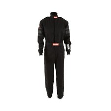 RaceQuip Racing Driver Fire Suit One Piece Single Layer SFI 3.2A/ 1 Black Med...