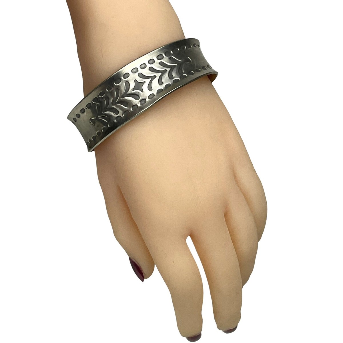 Jorgen Jensen Bracelet Pewter Cuff Mid Century Modern #224