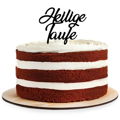 Cake Topper aus Acryl | heilige Taufe | Kuchendeko Tortenstecker | Farbauswahl |
