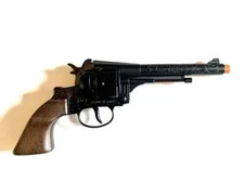 Gonher Wild West Classic Doc Holliday Style Diecast Cap Gun - Black