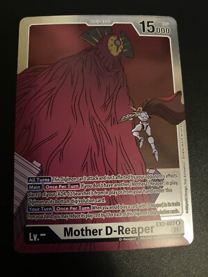 Mother D-Reaper Digimon Card Game Digital Hazard EX2-007 R NM