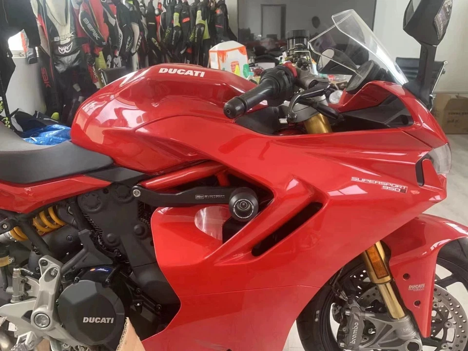 Protector de choque deslizante de cuadro sin cortes para Ducati SuperSport 950 S 2021 2022 2023 - Foto 4 de 4