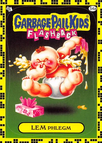 GARBAGE PAIL KIDS 2011 FLASHBACK SERIES 2 PICK-A-CARD YELLOW BASE STICKERS TOPPS - Picture 214 of 321