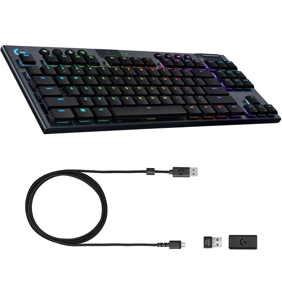 Logitech G915 TKL LIGHTSPEED Wireless RGB Gaming Keyboard GL Tactile, 920-009495 - Image 3 of 4