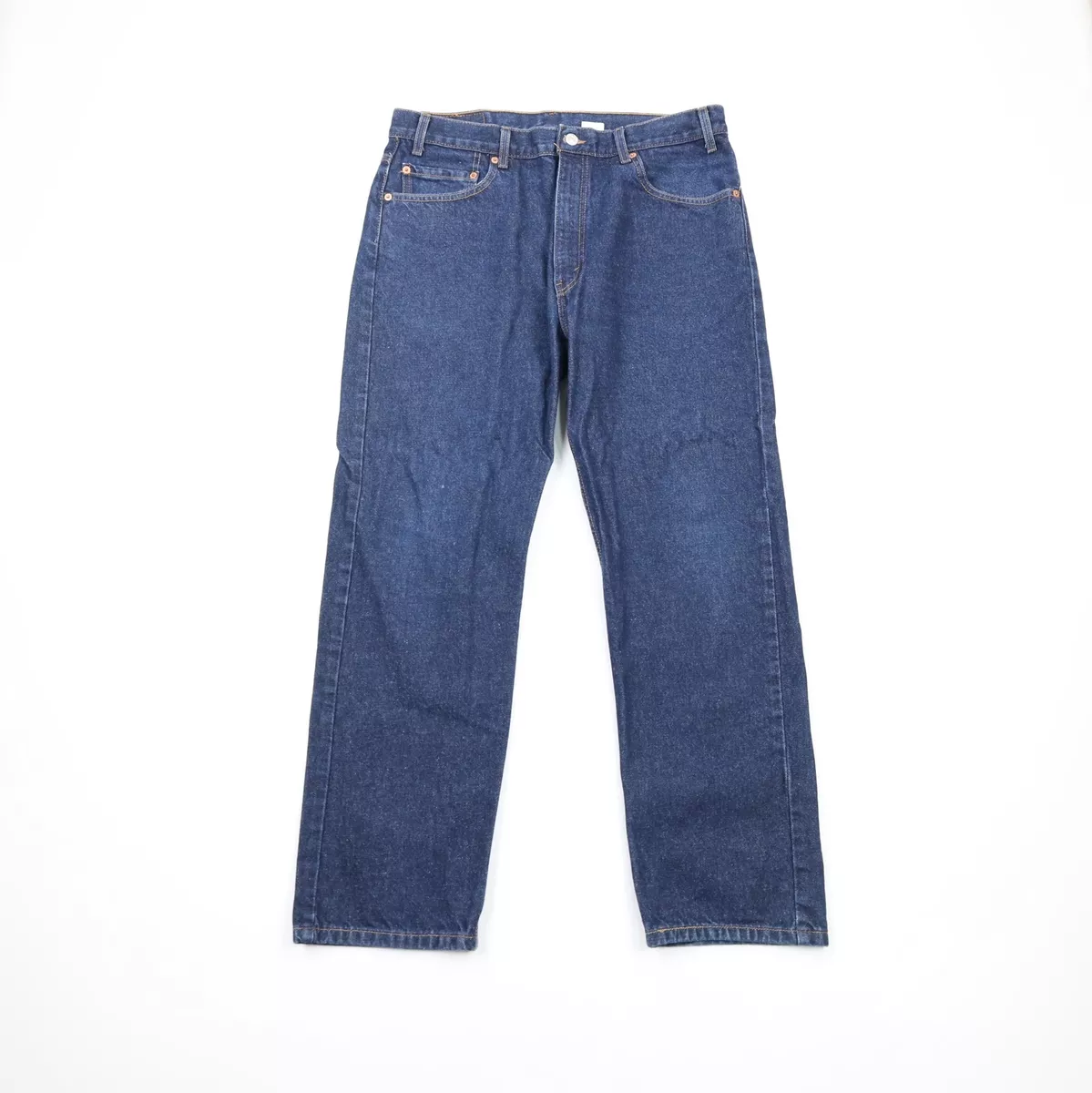 Vintage Y2K 2001 Levis 505 Mens 36x29 Distressed Regular Fit Straight Leg Jeans
