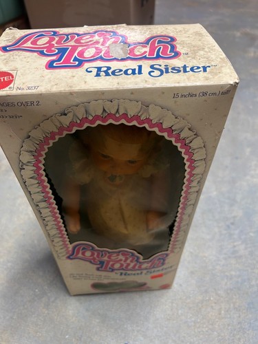 1980 Mattel Love'n Touch 15" große echte Schwester Puppe neu in beschädigter Verpackung #3237 - Bild 7 von 7