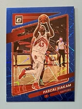 2021-22 Panini Donruss Optic Pascal Siakam Blue Velocity Prizm #123 Raptors