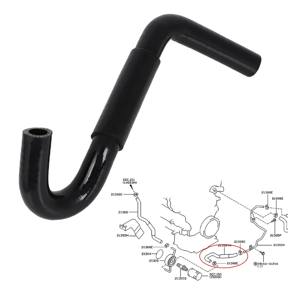NEW Oil Cooler Hose Rubber For Nissan Infiniti 3.5L M35 G35