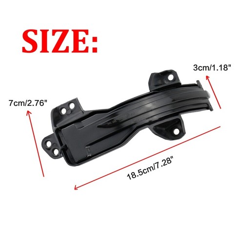 Scroll LED Dynamic Turn Signal Light For CRV Fit for Civic for Odyssey Mirror Bl - Picture 8 of 8