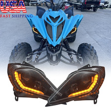 For 2006-2025 YAMAHA YFZ 450 RAPTOR 350 700 700R LED Headlights Set Head Lamps
