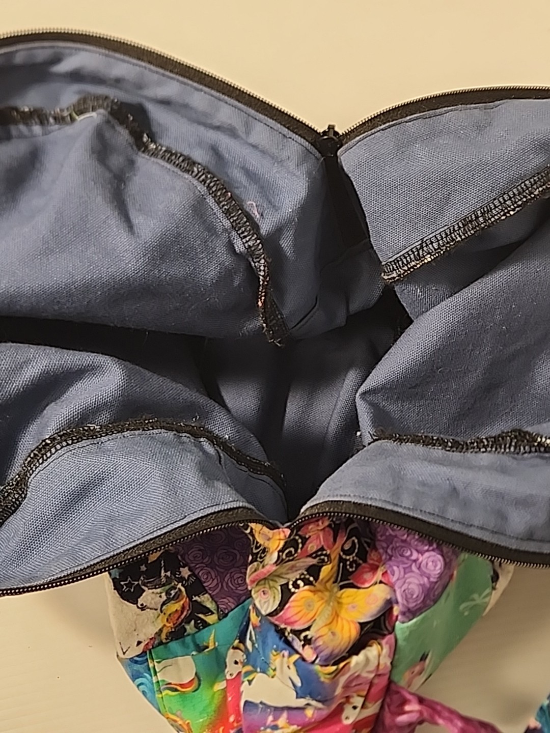 Handmade Patchwork Backpack Boho Funky Quirky  Co… - image 7