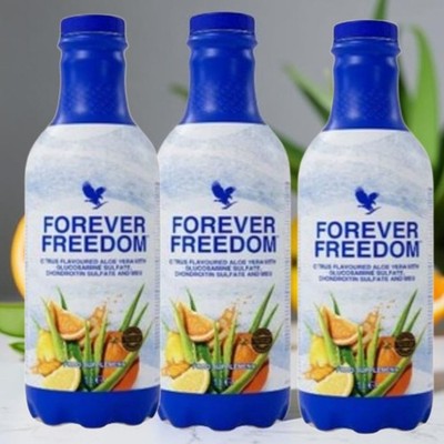 Forever Freedom Aloe Vera+ Orange Saft 3x1L  für Gelenke &Vitalität Original 