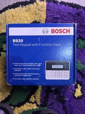 Brand New Bosch B920 Text Keypad with Function Keys - LCD Display (F01U385668)