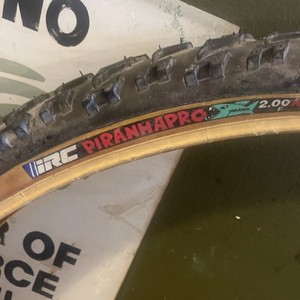 Vintage 26" IRC Piranha Pro Mountain Bike Tire Skinwall 26x2.00 NOS
