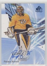 2020-21 Upper Deck SP Game Used Blue Auto Pekka Rinne #31 Auto 0c3