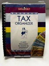 Monopoly Tax Organizer A Quick Filing System for Income Tax Preparation 2008 New