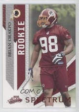 2009 Playoff Absolute Memorabilia Rookie Spectrum Red Brian Orakpo #115 f2c