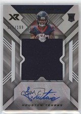 2022 Panini XR Rookie XL Swatch Auto 71/199 John Metchie III #RXA-JM Auto 16ze