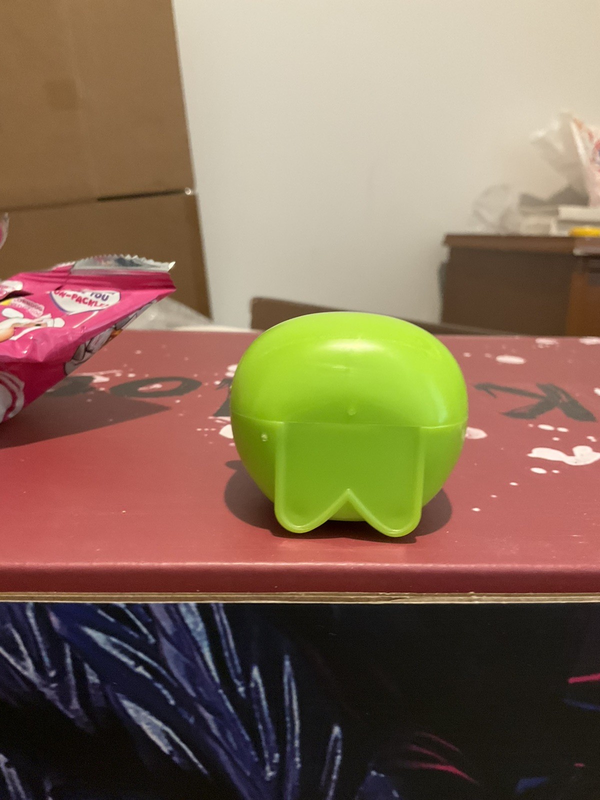 Opened Sonic Drive In Zuru Snackles 2025 Wacky Pack Toy #9 Axolotl Limeade