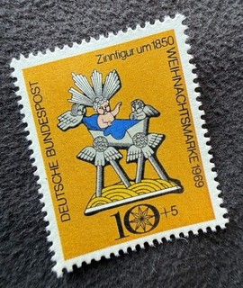 Germany 1969 Unissued "Christ Child's Chubby cheeks" Reproduction Stamp sv