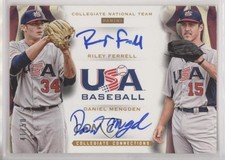 2013 Panini USA Baseball Box Set 41/50 Riley Ferrell Daniel Mengden #2 Auto 1t3