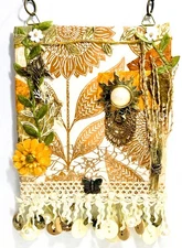 Unique Mixed Media Hanging Art Boards