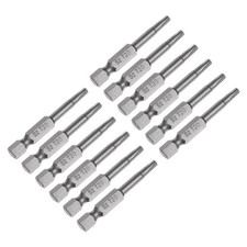 12pcs T20 Torx Head Screwdriver Bit S2 Steel Magnetic Screw Drive Drill Bit 2"