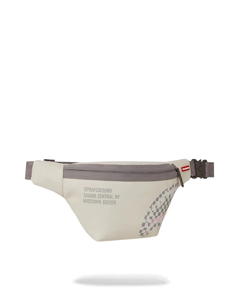 Bolso Bandolera Sprayground Dynamic Savvy Crema🔥Nuevo Bolso Mensajero Negro a Cuadros Foto 3 de 4