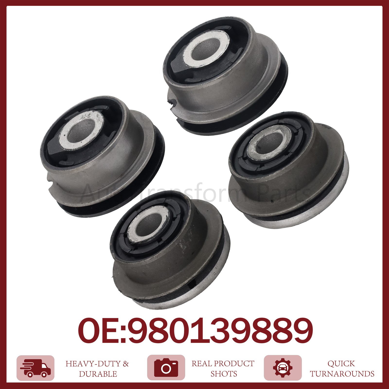 Maserati Quattroporte 2009-2013 Front Upper Control arm bushings Set P/N 980139889