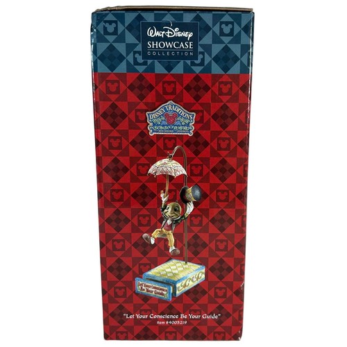 Jiminy Cricket Figur Disney Showcase Let Your Conscience be Your Guide Neu