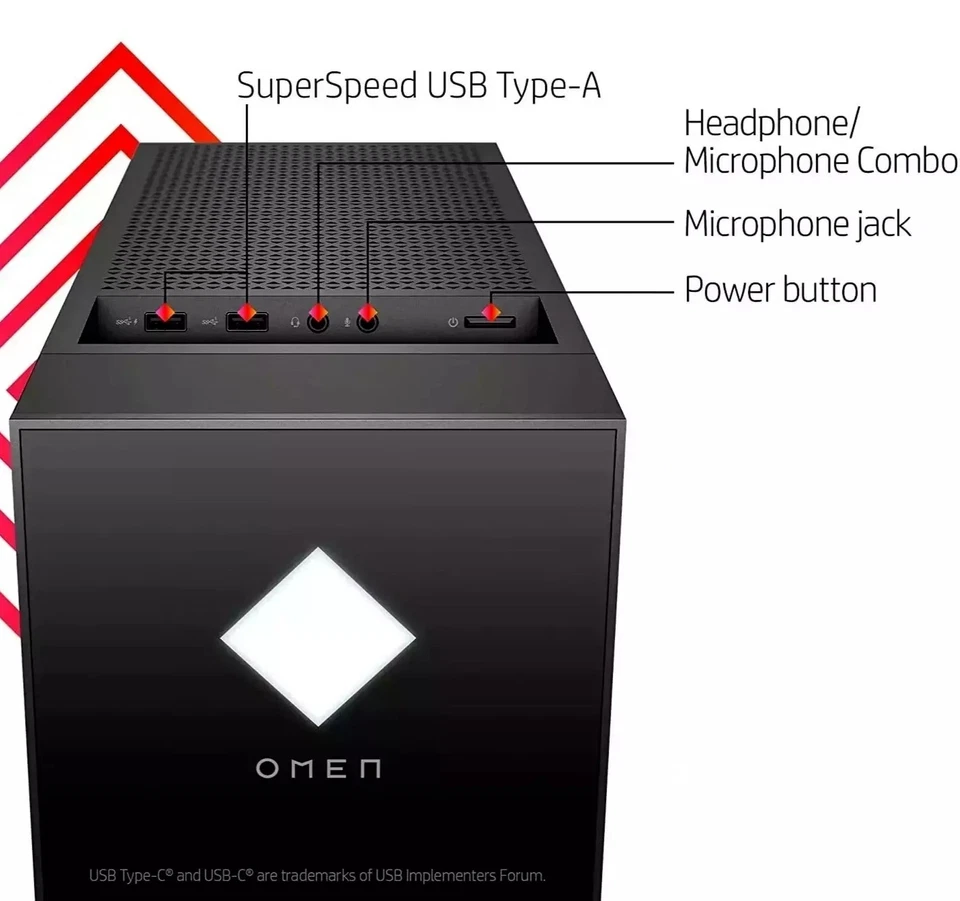 Gaming PC Computer i7 E5 2.80GHz 32GB RAM RTX4060 256GB SSD+1T HDD WIFI6 WIN11 - Image 2 of 4