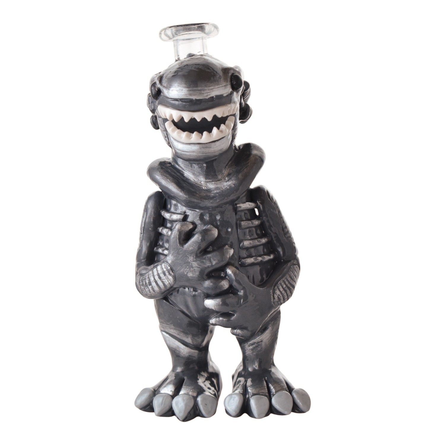 7 Inch  Xenomorph Monster Clay Water Pipe Bong Hookah *USA*