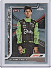 2025 Topps Chrome F1 Gabriel Bortoleto Kick Sauber Base Rookie RC #20