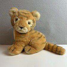 Dakin 1982 80s Nature Babies Tiffany Tiger Stuffed Animal Plush Cub 10" Vintage