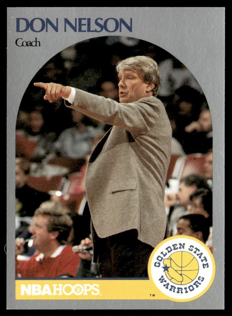 1990-91 Hoops Don Nelson Golden State Warriors #313