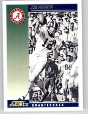 2022 Panini Score Draft Picks Joe Namath #4 NYJ