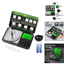 Digital Milligram Scale 50g x 0.001g Precision Pocket Gold Jewelry Powder MG Lab