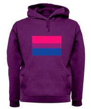 LGBT Flags Bisexual - Adult Hoodie / Sweater - Lesbian Gay Bi Transgender Pride