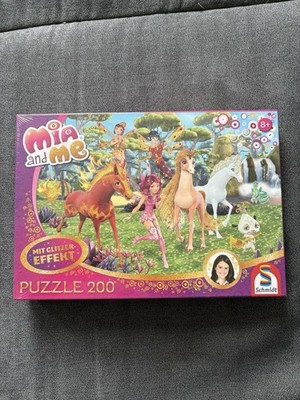 200 Teile Puzzle ''Mia and me - in Centopia'' von Schmidt, mit Glitzer-Effekt
