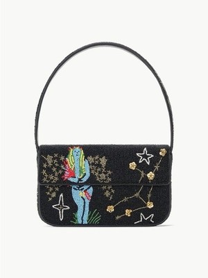 Staud Tommy Beaded Zodiac Virgo Bag NWT