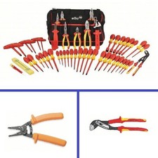 WIHA Insulated Electrician Tool Set with bag new no box Mfr. Model 32874 + 2