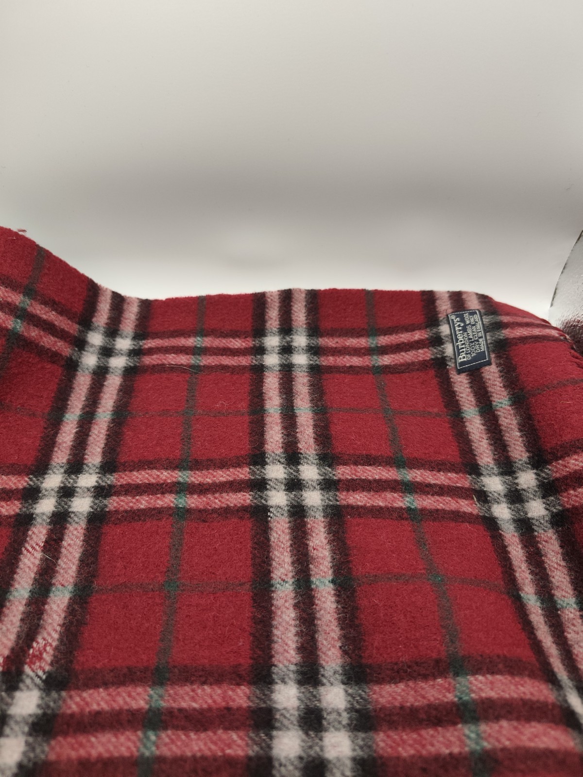 Burberry Y2K Vintage Reversible Scarf Grade C image 7