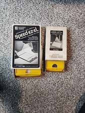 Lot of 2 AJ Ganz SPEED-EZ-EL 5x7  3.5x5 Darkroom Easels In Original Boxes