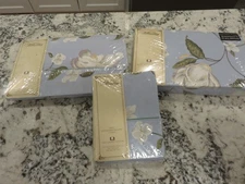 VTG Williamsburg Crown Crafts Luxury Full Sheet Set Periwinkle Garden All Pieces